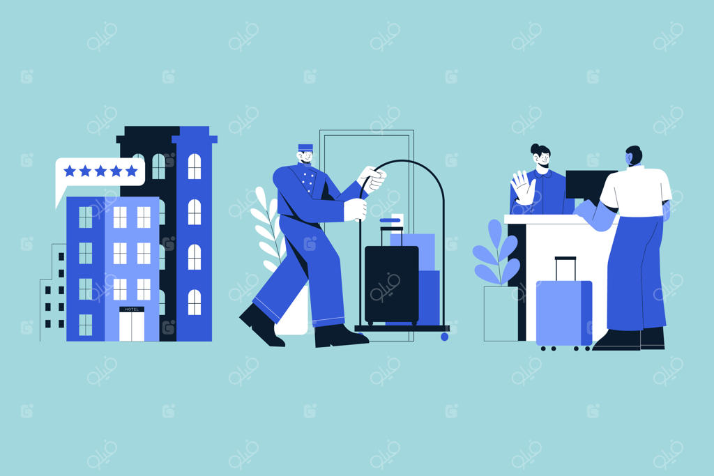 تصویرسازی اسکان و حمل و نقل