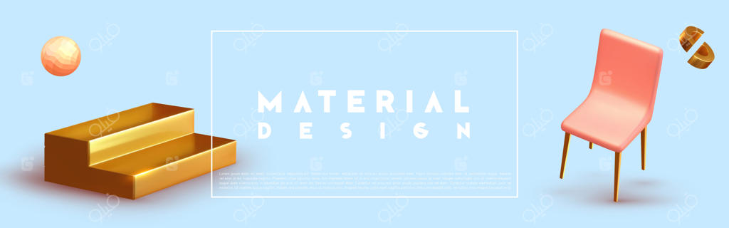 طراحی مینیمال پس‌زمینه انتزاعی با اشکال سه‌بعدی. رندر واقعی اشیا. پوستر طراحی خلاقانه، تصویرسازی هنری مینیمالیستی و مدرن.