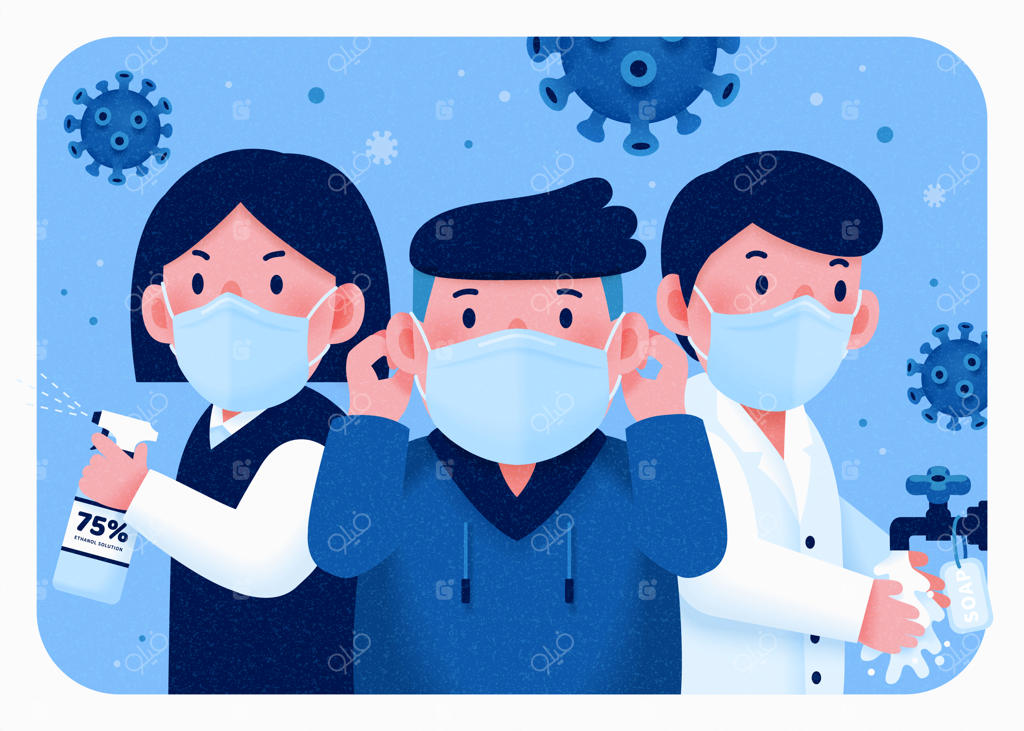 مبارزه مردم با ویروس کرونا