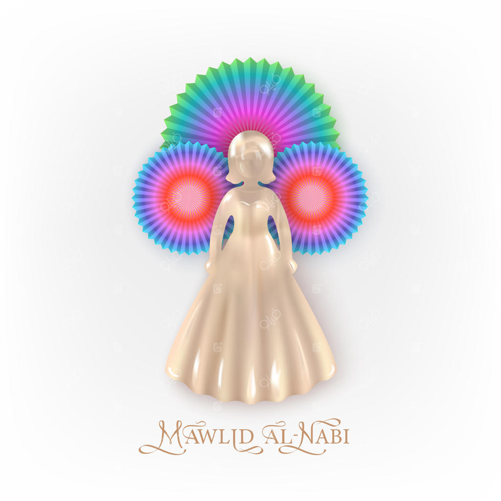 عروس قندی مولود النبی: جشن سنتی اسلامی میلاد پیامبر با عروسکی از شیرینی برای بازی و خوردن دختران کوچک.