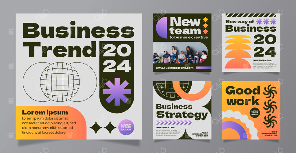 مجموعه پست‌های تجاری اینستاگرام