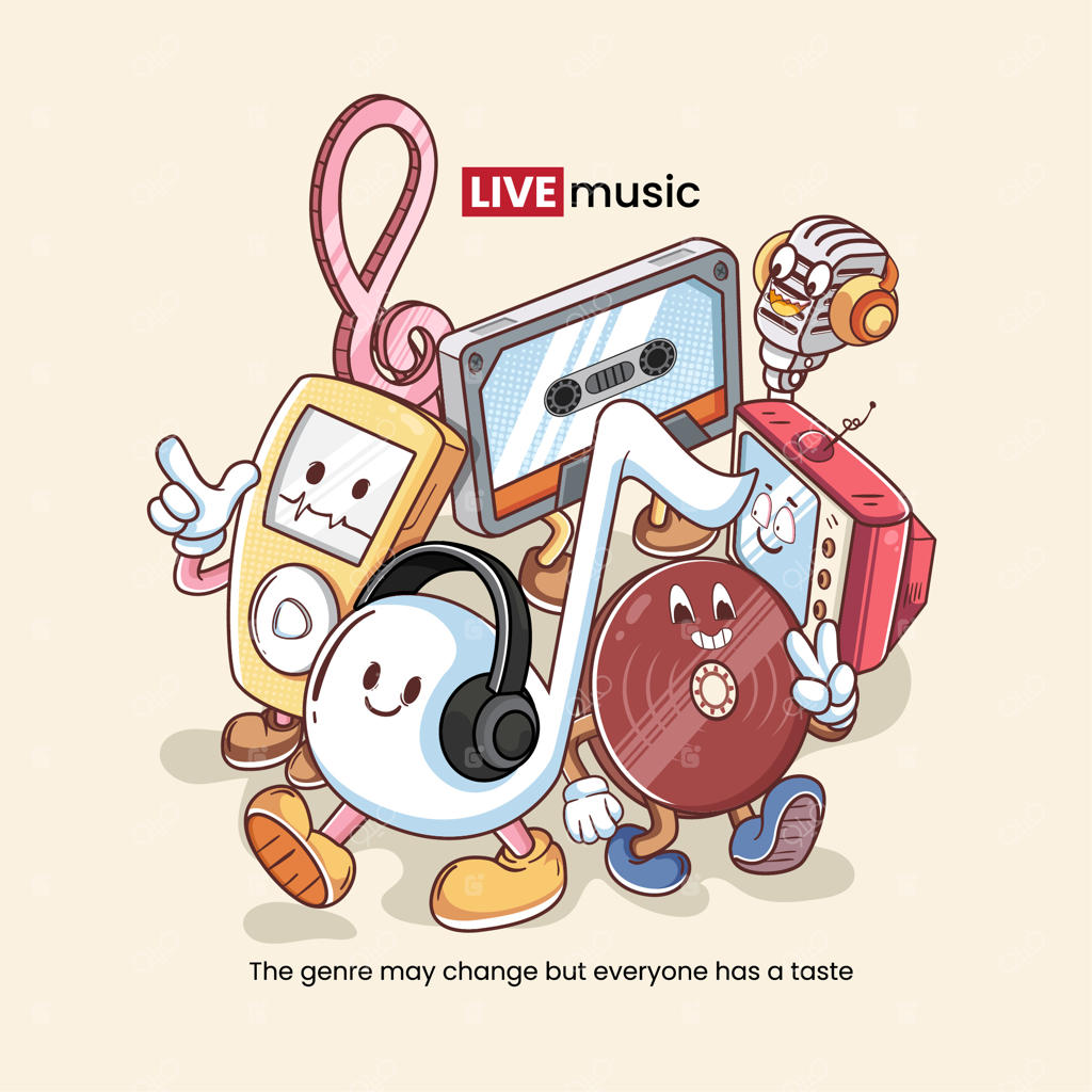 طرح‌های خط‌خطی انقلاب موسیقی