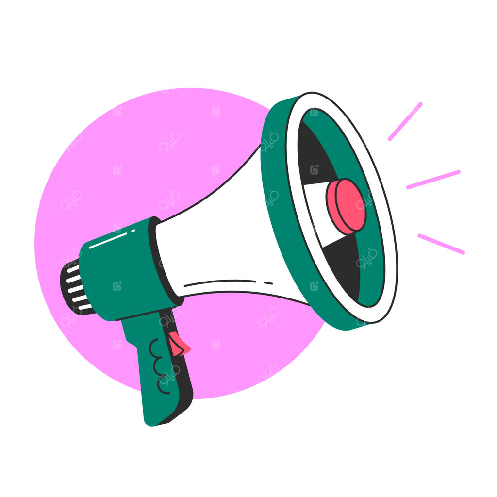 تصویرسازی مفهوم بلندگو