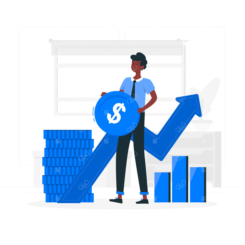 تصویرسازی مفهوم مالی