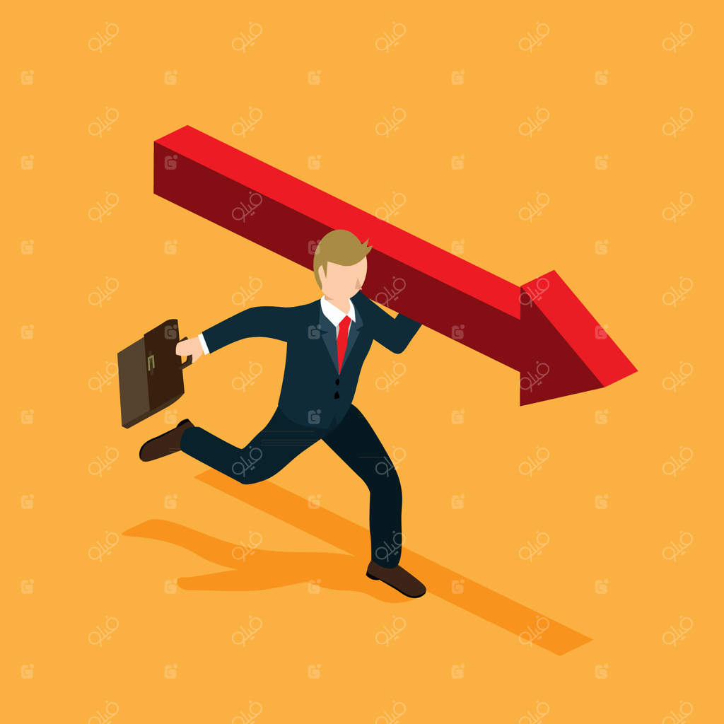 کسب و کار موفق با پیکان قرمز