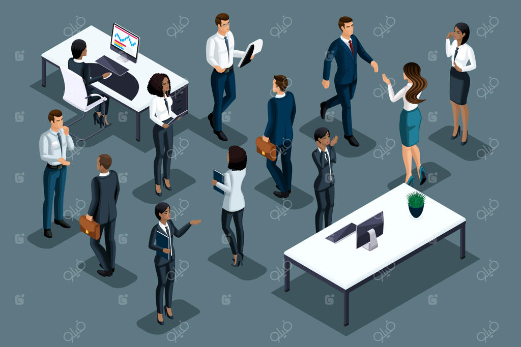 کسب و کار بین‌المللی: دیدار و همکاری مدیران از ملیت‌های مختلف در پس‌زمینه‌ای خاکستری