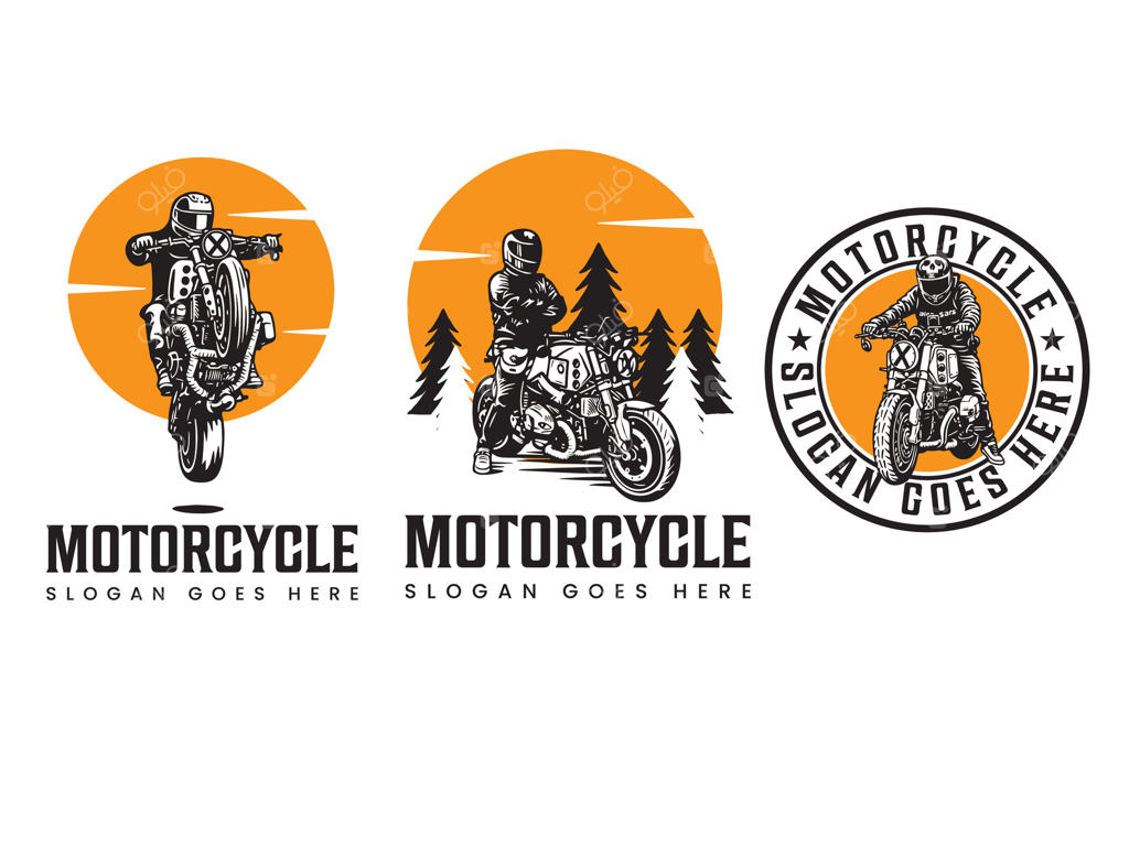 طراحی لوگوی موتور سیکلت