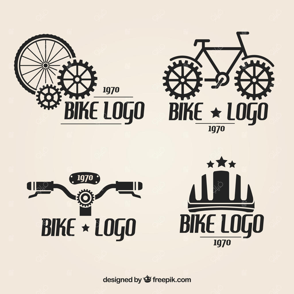 مجموعه لوگوهای دوچرخه