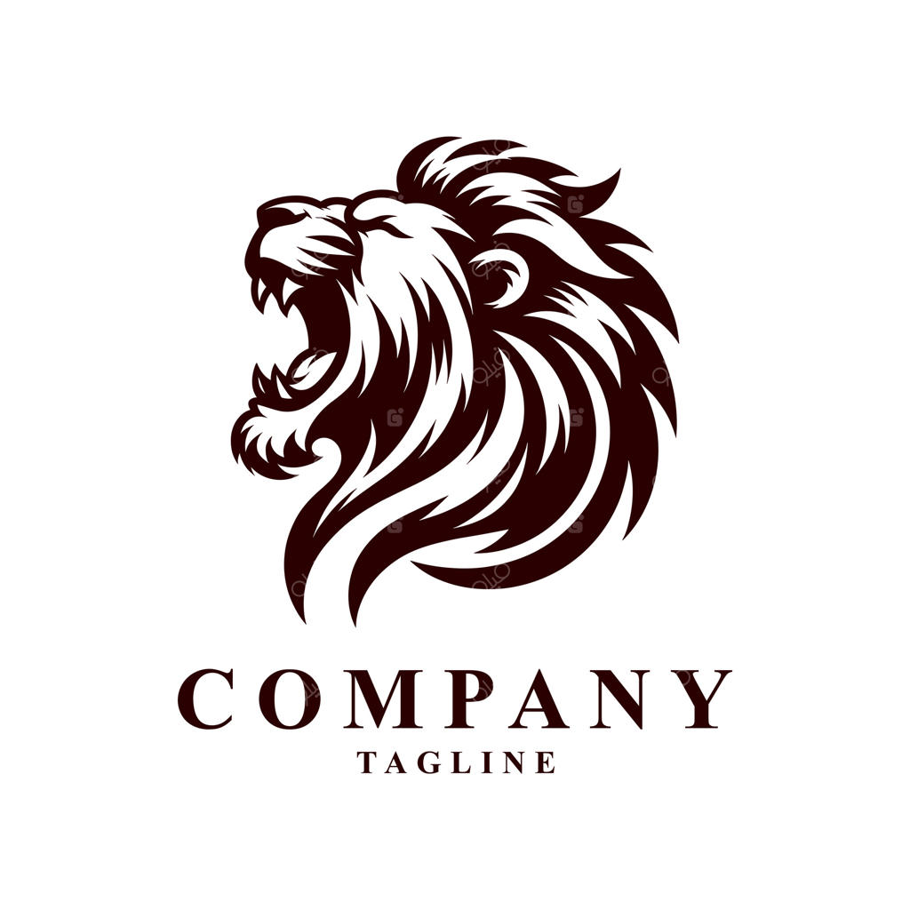 طراحی لوگوی شیر