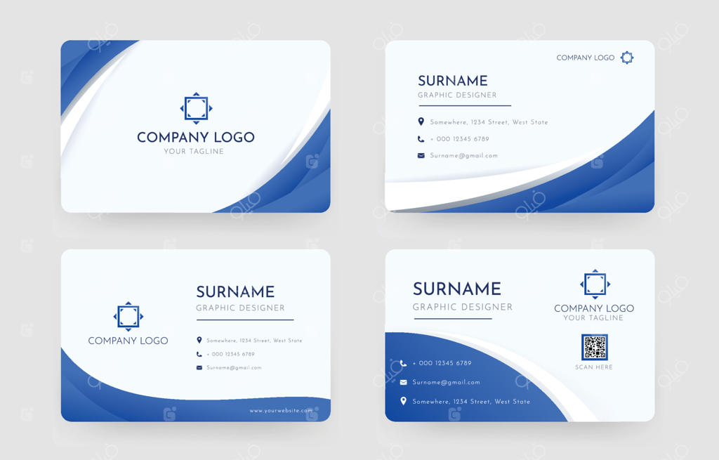 طرح قالب کارت ویزیت خلاقانه و شیک