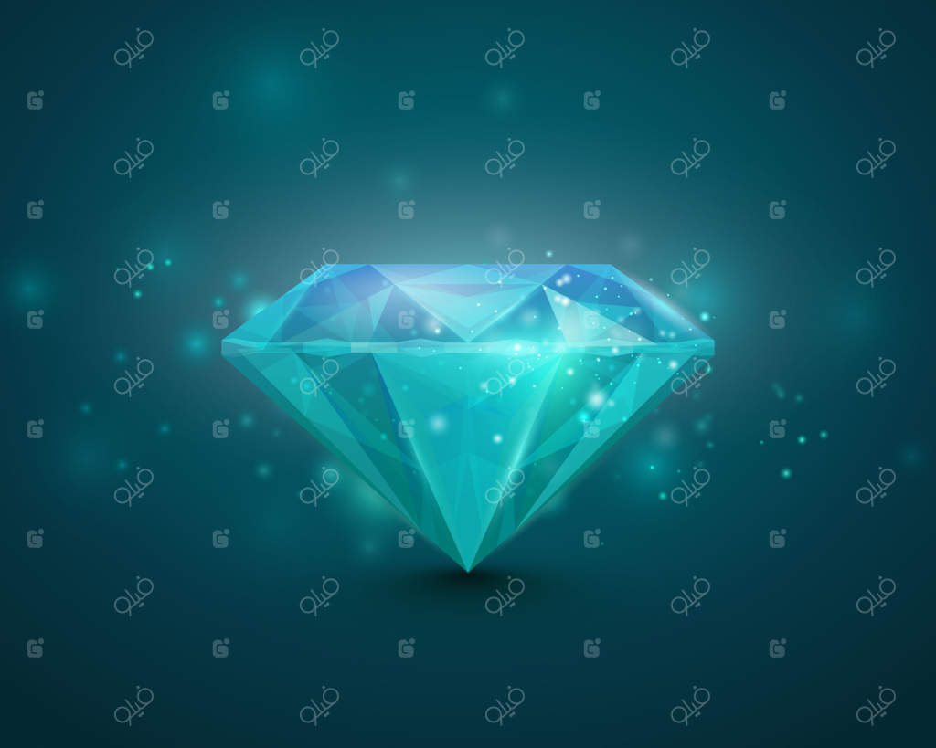 الماس درخشان واقعی