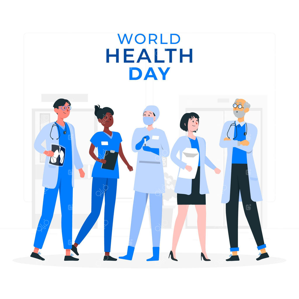 تصویرسازی مفهوم روز جهانی بهداشت