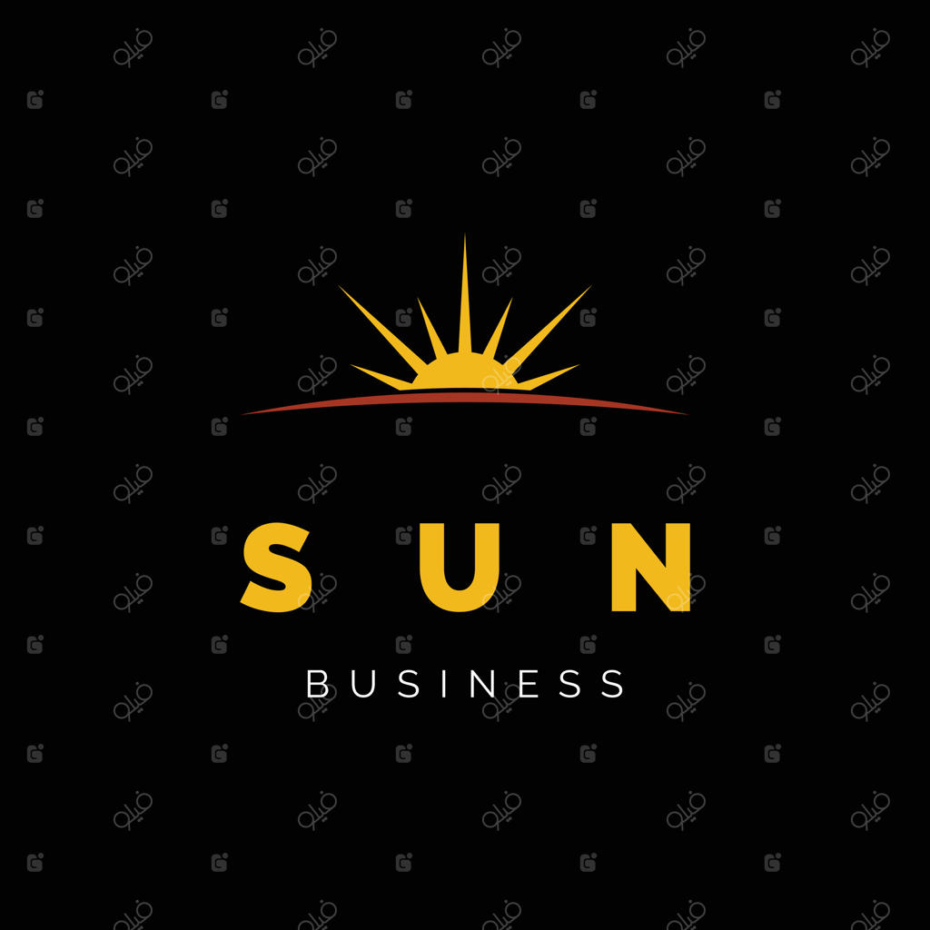 قالب طراحی لوگو نماد خورشید
