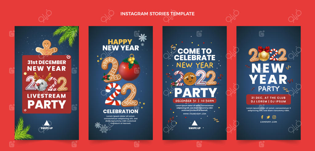 مجموعه استوری‌های واقعی اینستاگرام برای سال نو