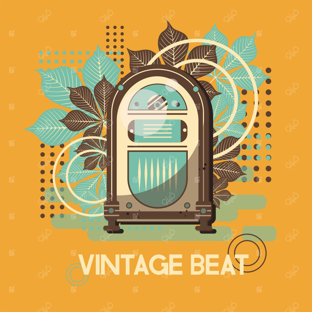 تصویرسازی اشیاء با سبک وینتیج و ضرباهنگ قدیمی