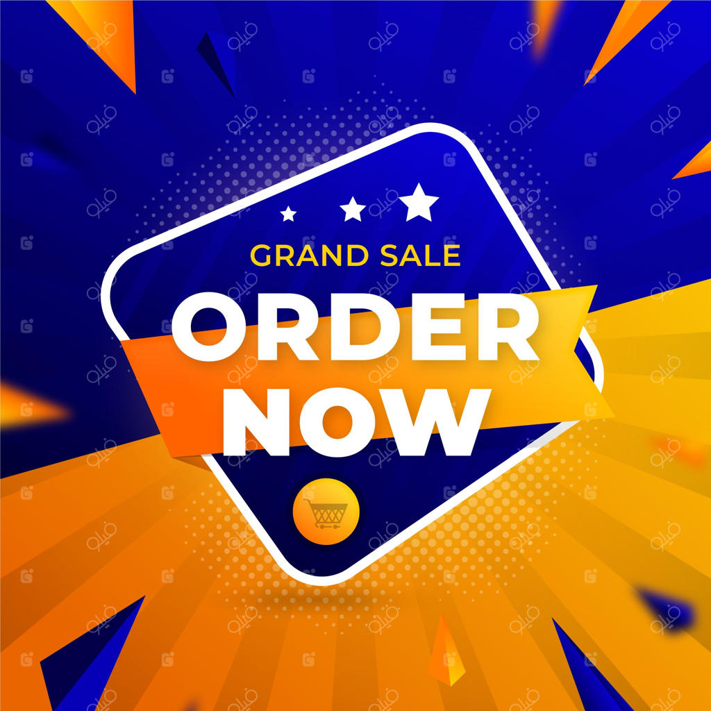 بنر تبلیغاتی: همین حالا سفارش دهید!