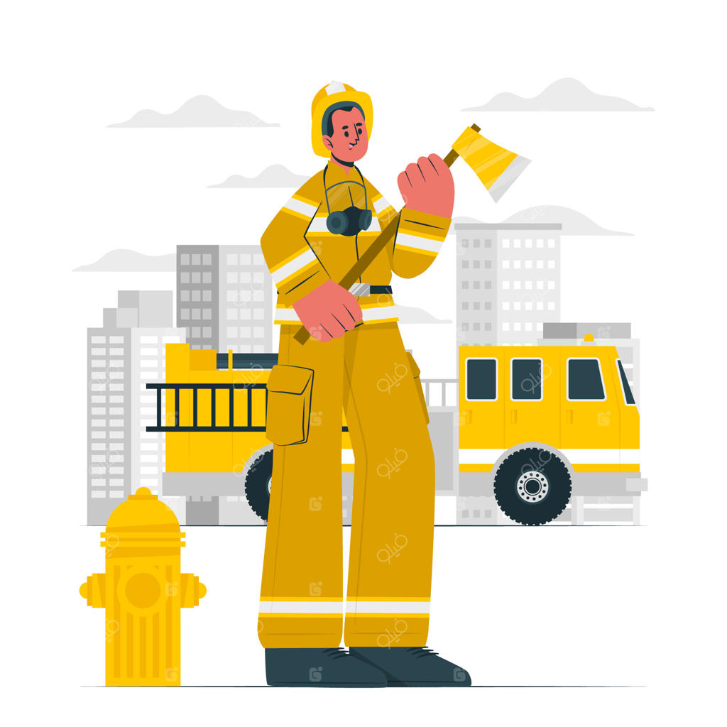 تصویرسازی مفهومی آتش‌نشان