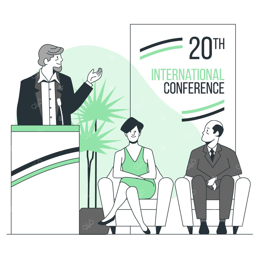 تصویرسازی مفهوم کنفرانس