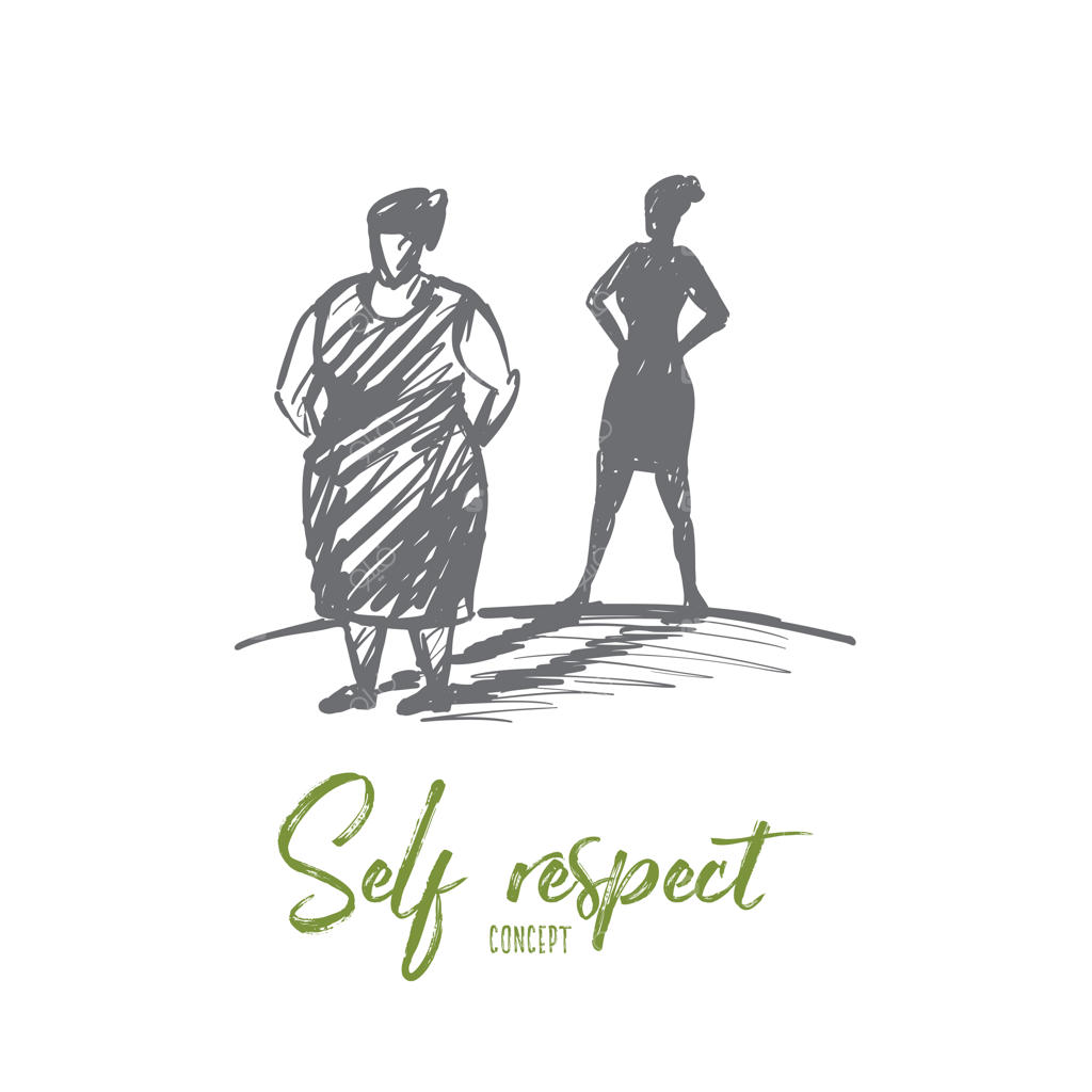 طرح مفهومی احترام به خود (طرح دستی)