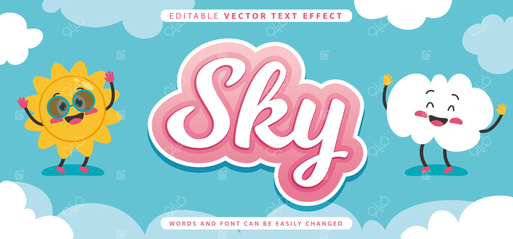 افکت متنی قابل ویرایش به طور کامل