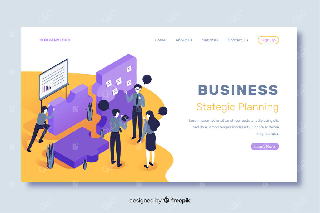 برنامه‌ریزی استراتژیک صفحه فرود کسب‌وکار