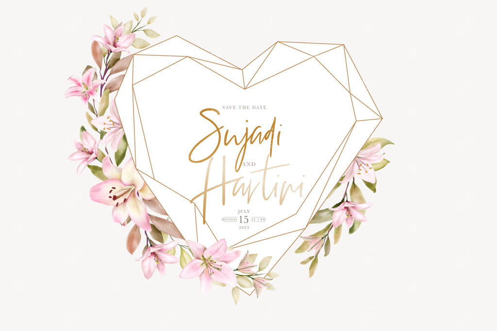 طراحی تاج گل با نیلوفر دست‌کشیده