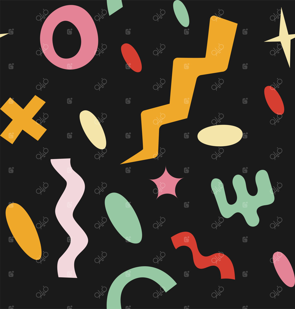 پترن بدون درز با سبک رترو گروو