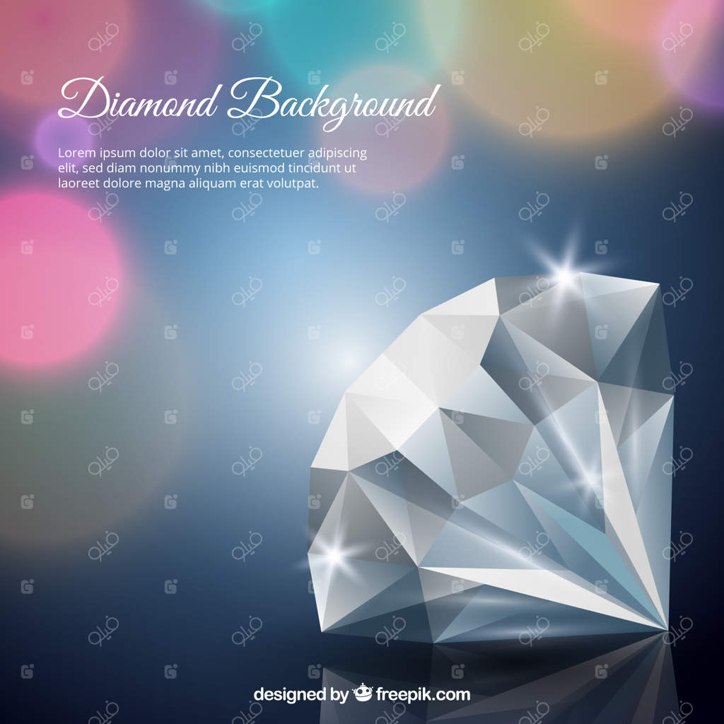 بوکه پس‌زمینه تار الماسی