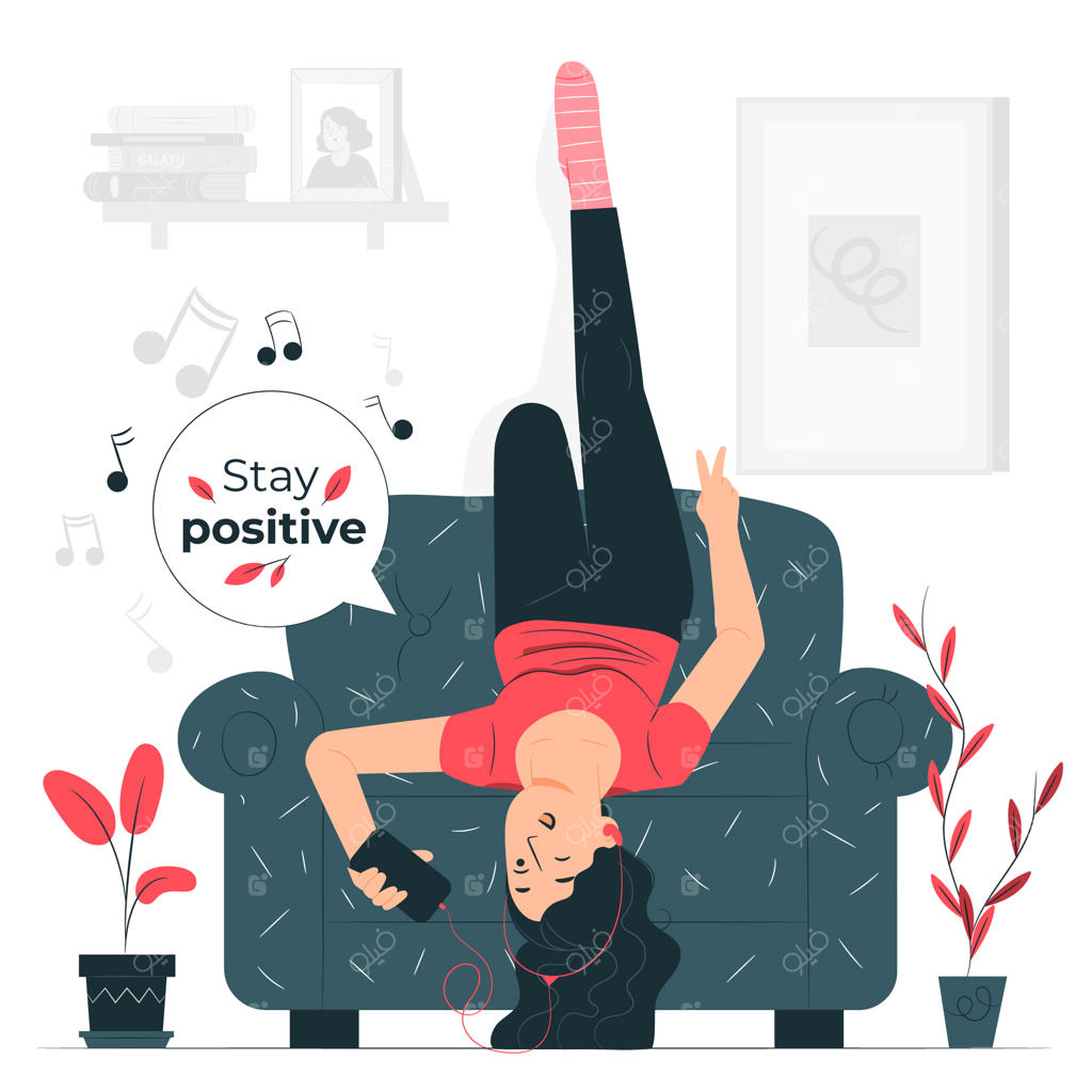 تصویرسازی مفهوم ذهن مثبت در دوران کرونا