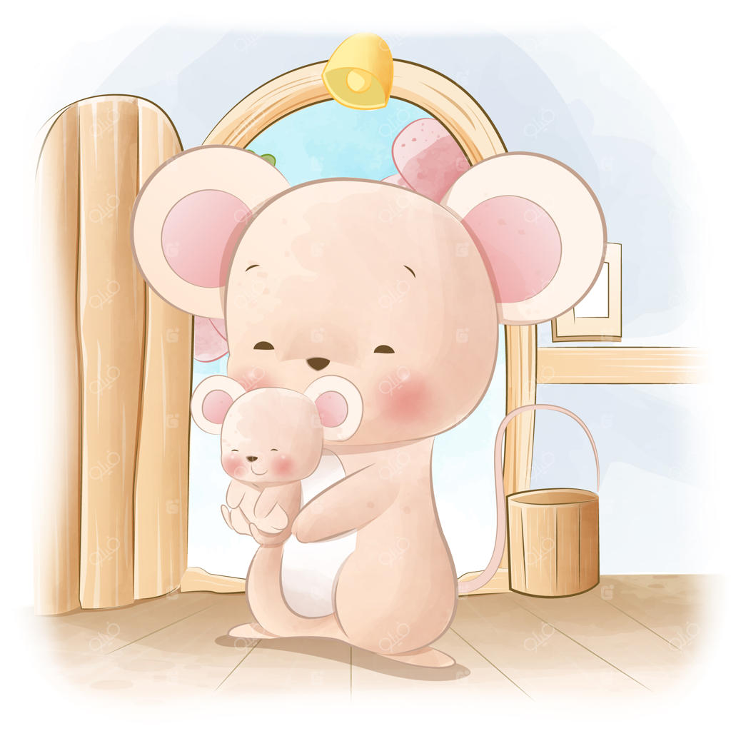 موش بانمک درون سوراخ خانه