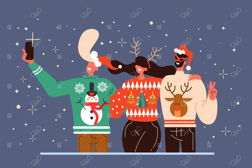 افرادی با سویشرت‌های زشت