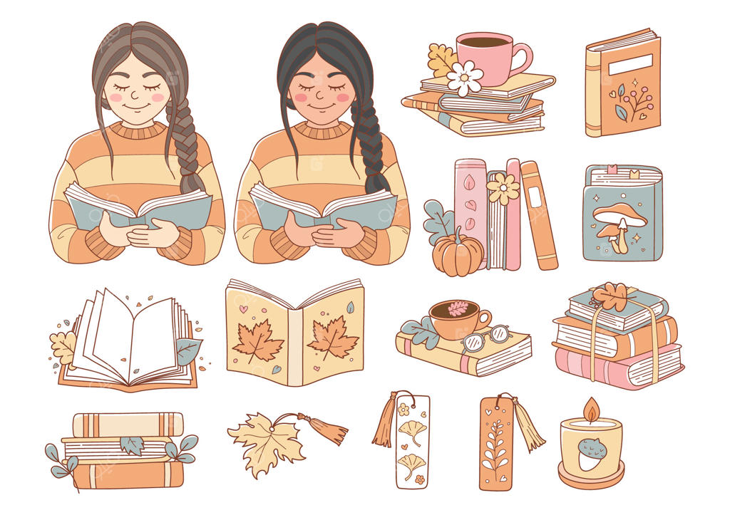 تصاویر و طراحی‌های کتاب برای خواندن دنج در پاییز