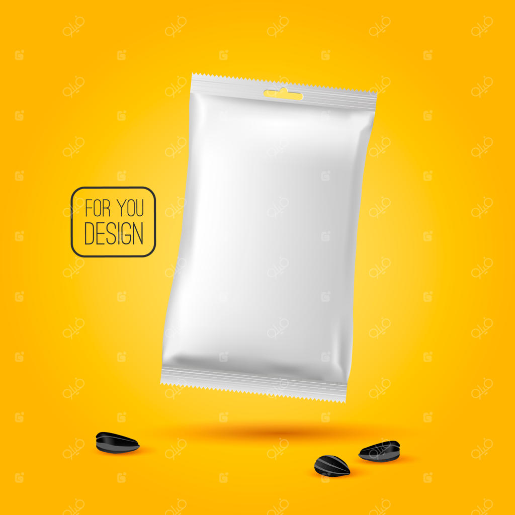 بسته بندی واقعی وکیوم سفید برای تخمه آفتابگردان