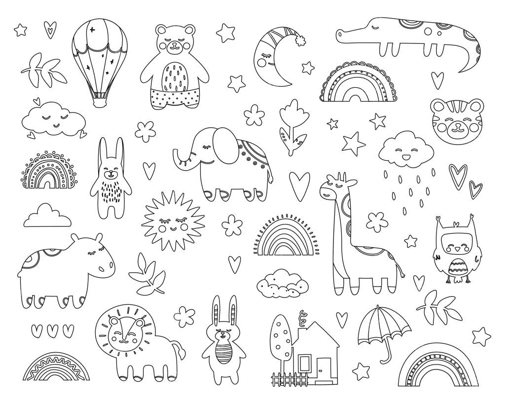 مجموعه آیکون‌های بچه