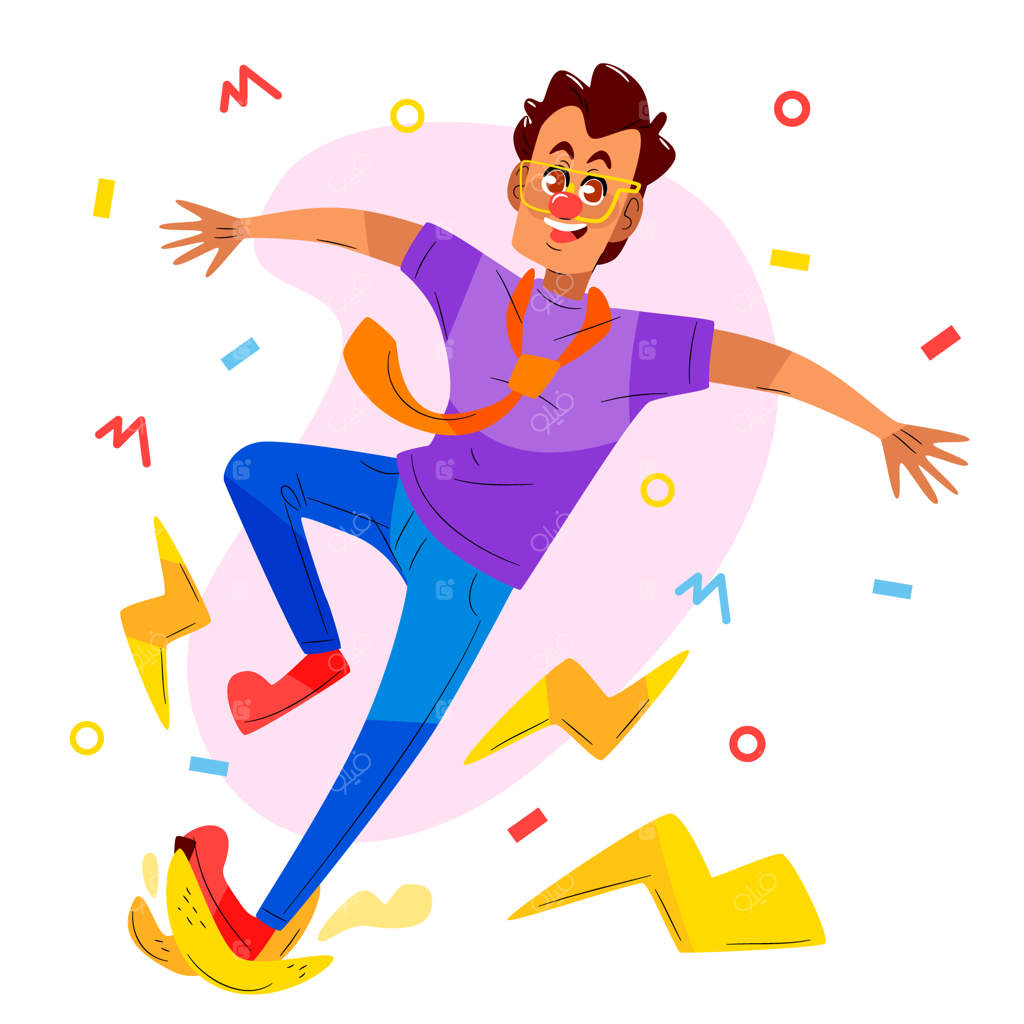 تصویرسازی مسطح روز اول آوریل