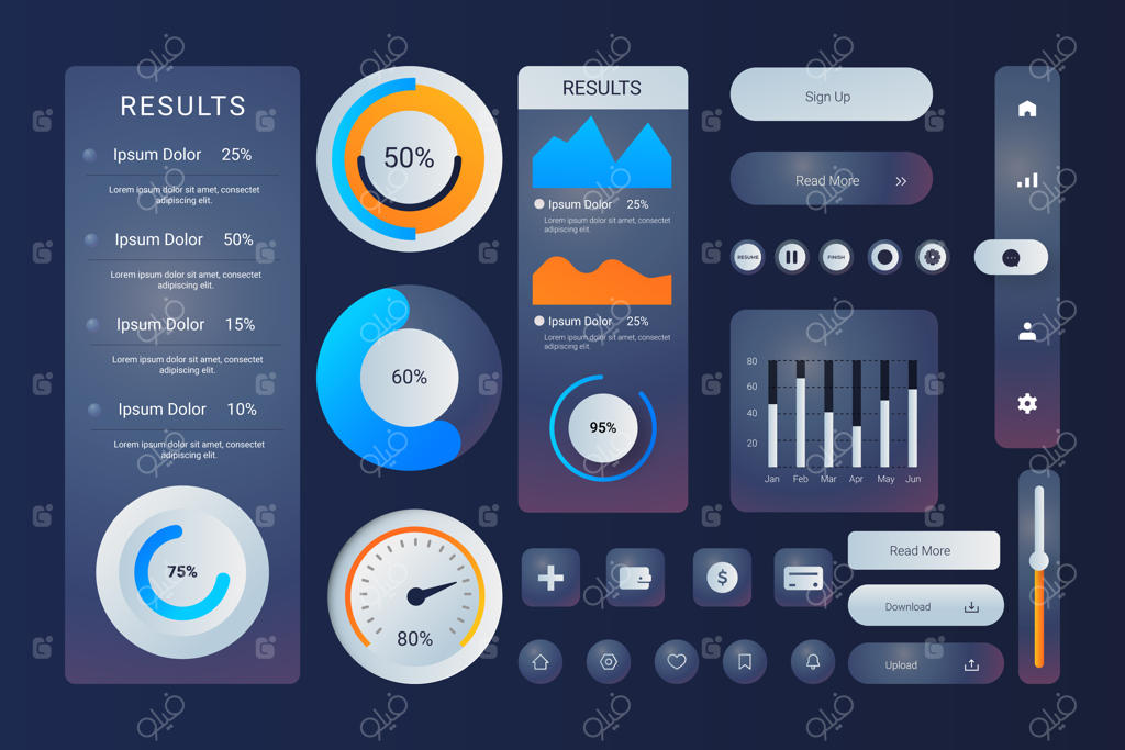 مجموعه المان‌های رابط و تجربه کاربری