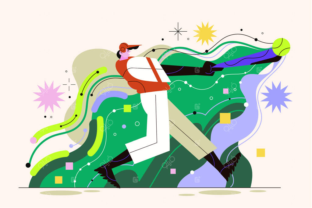 تصویرسازی تخت سافت‌بال