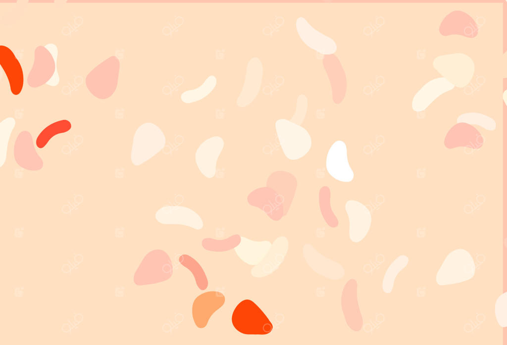 پس‌زمینه وکتور قرمز روشن با اشکال انتزاعی.