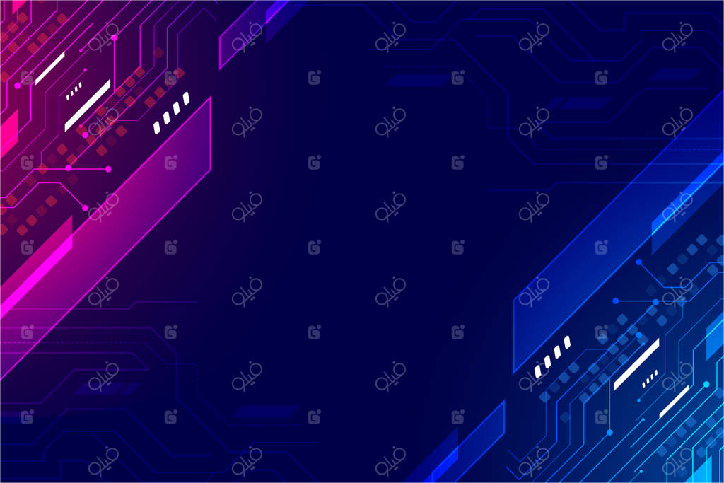 طراحی پس‌زمینه تکنولوژیکی