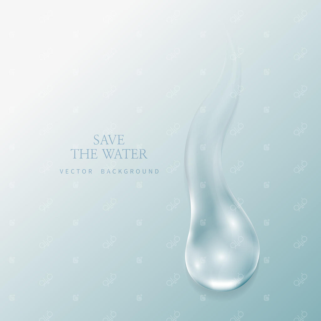 قطرات شفاف آب: شیء قطره آب