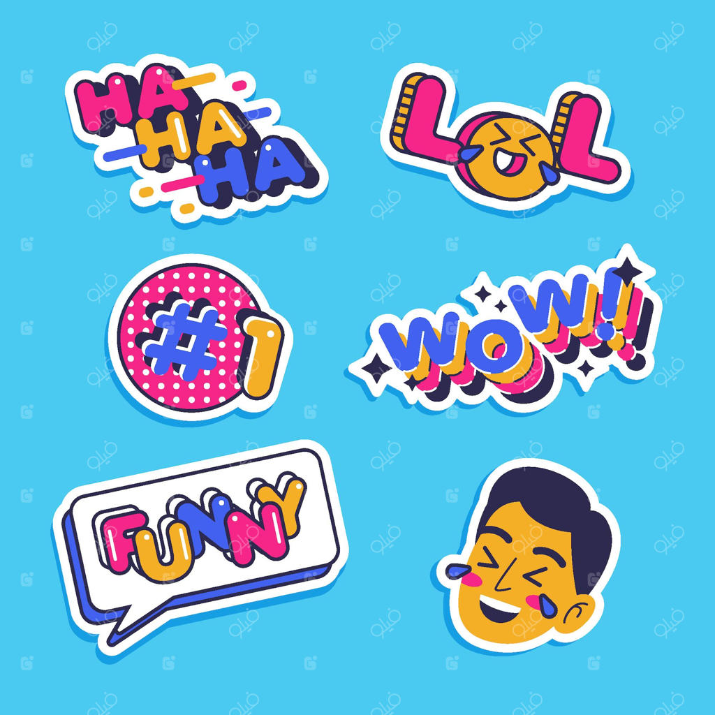 ایده استیکرهای بامزه و خنده‌دار