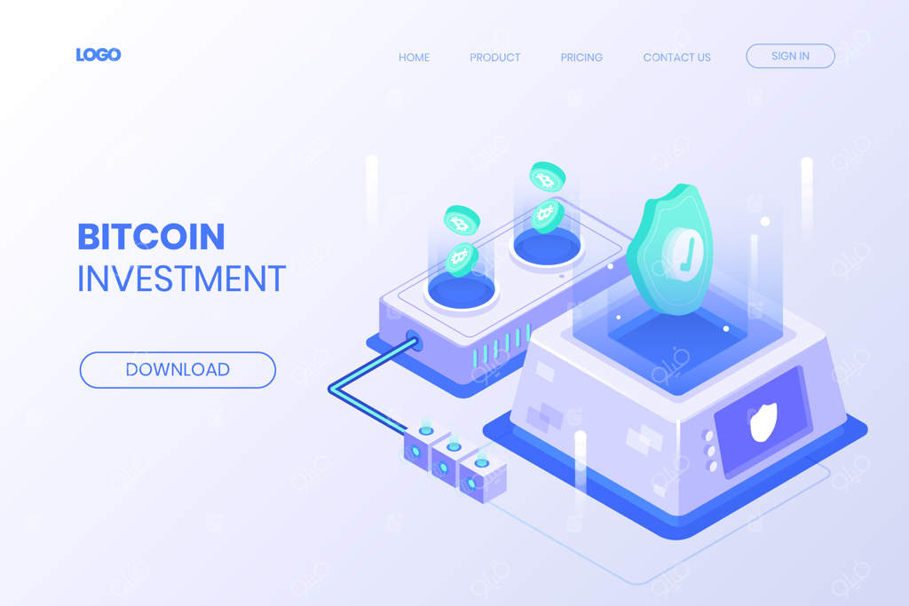 صفحه فرود سرمایه‌گذاری ایزومتریک بیت‌کوین