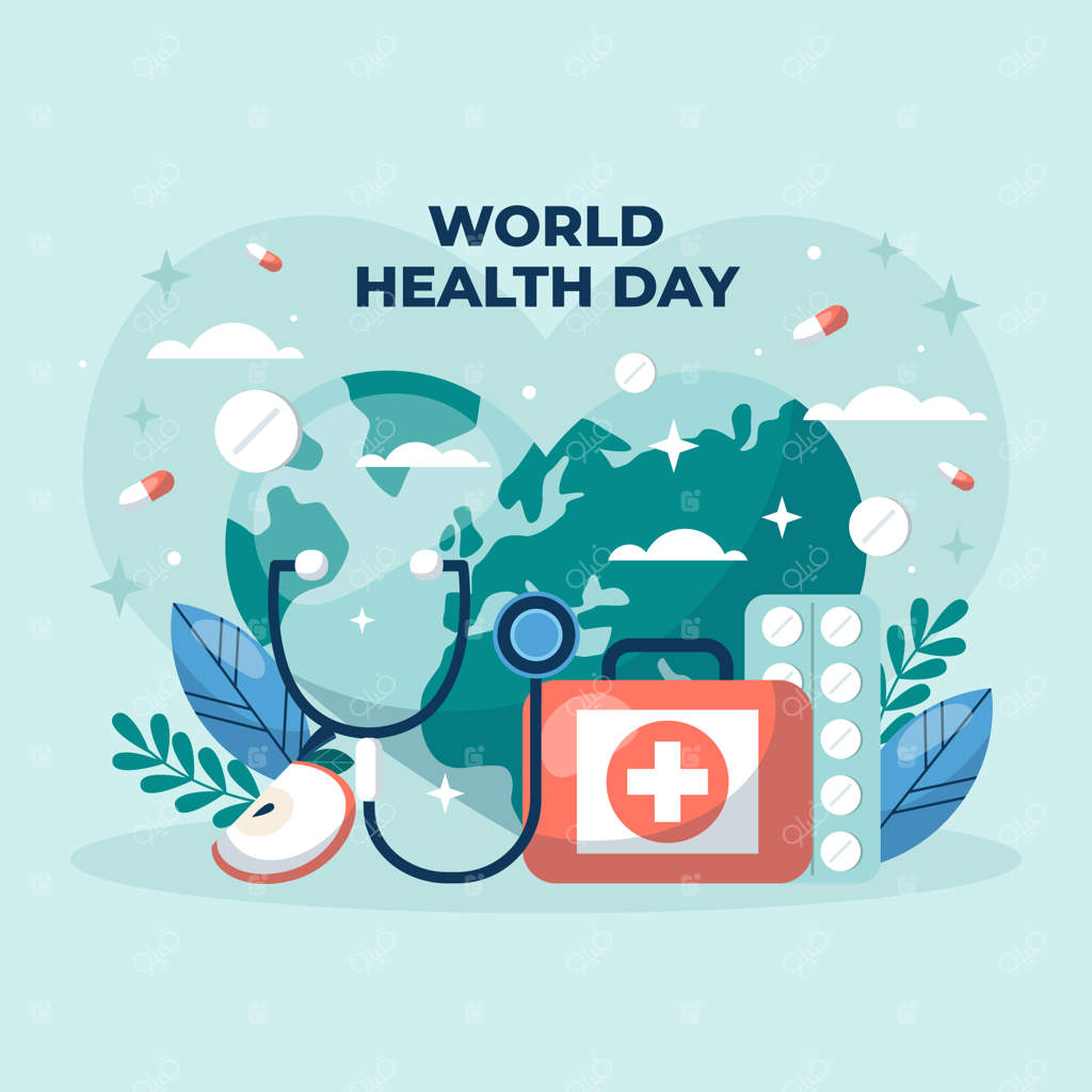 تصویرسازی ساده برای روز جهانی بهداشت