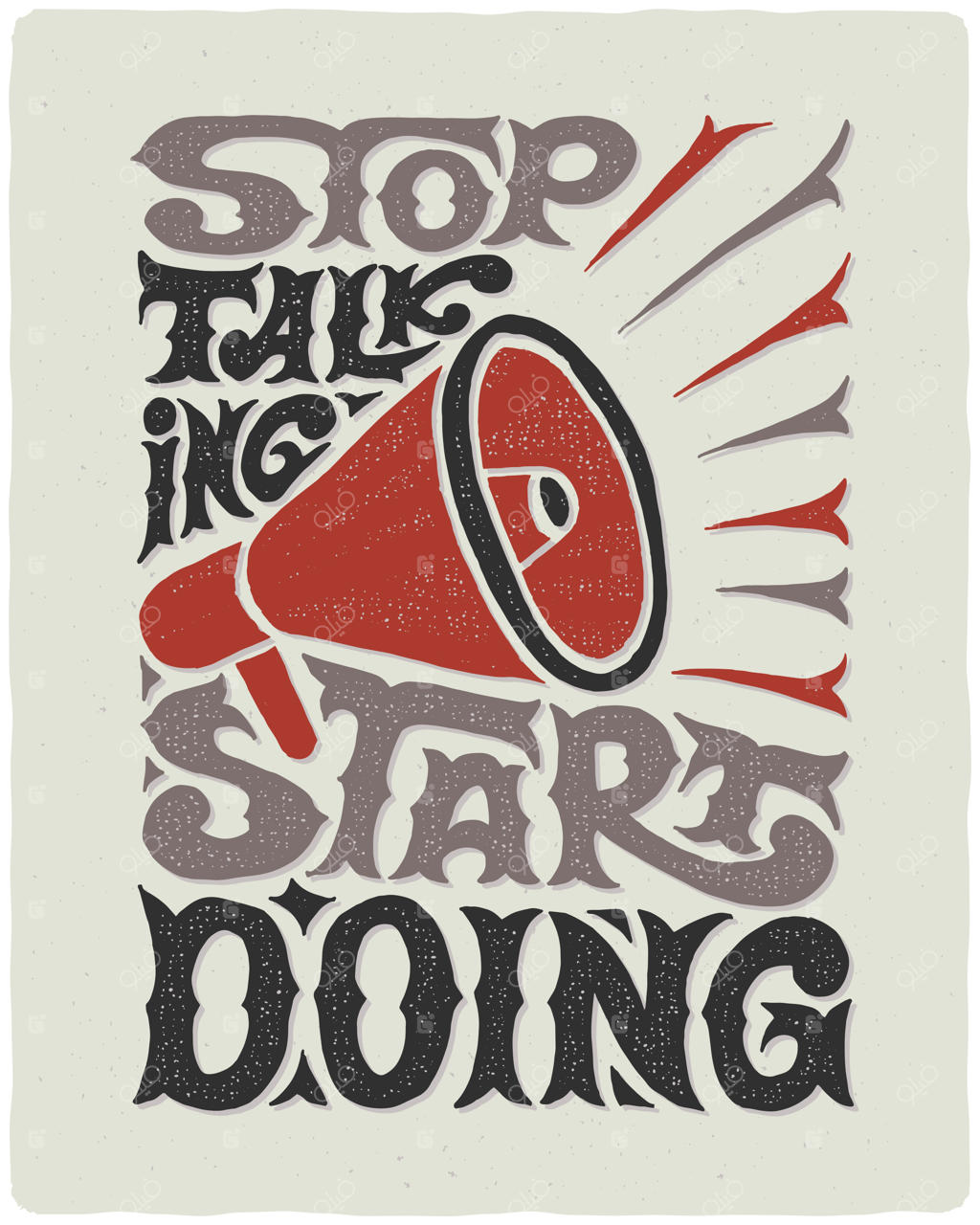 پوستر انگیزشی وکتور