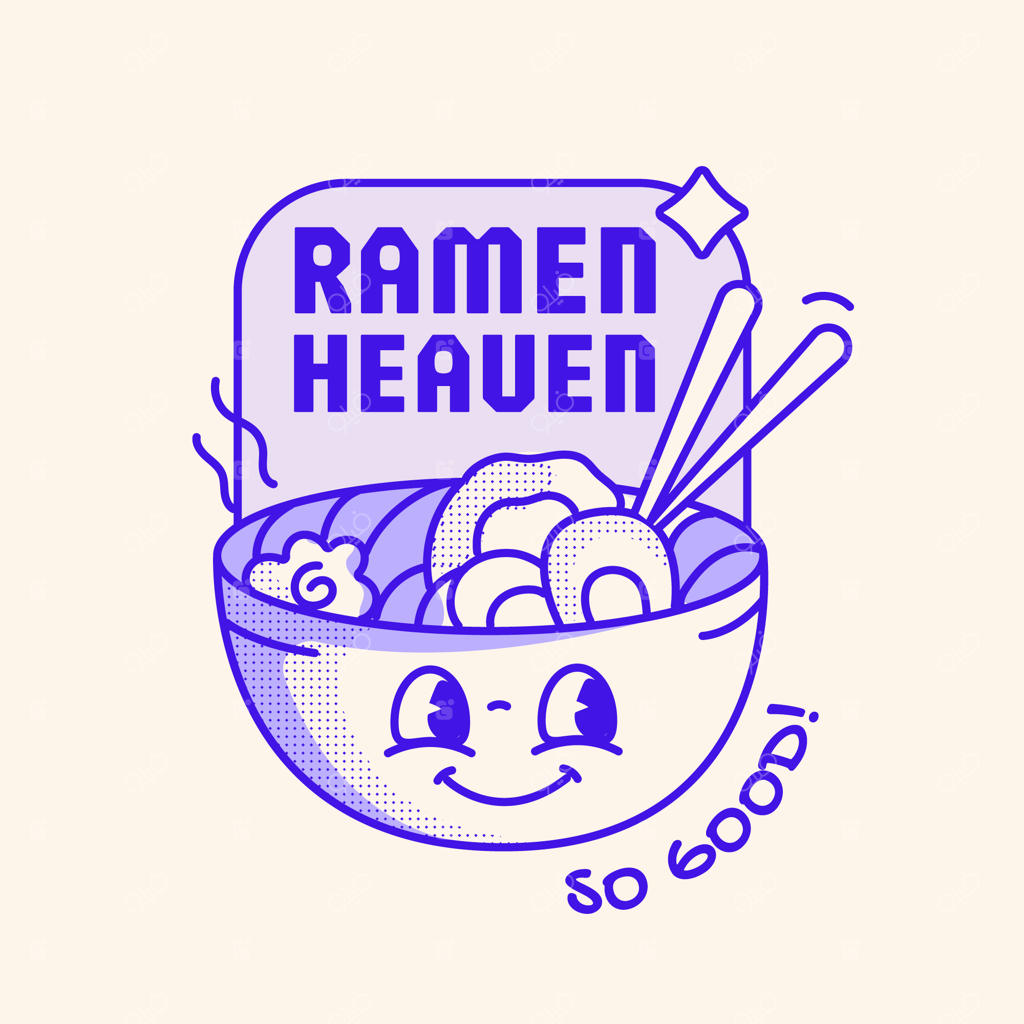 طراحی لوگوی غذایی دست‌کشیده