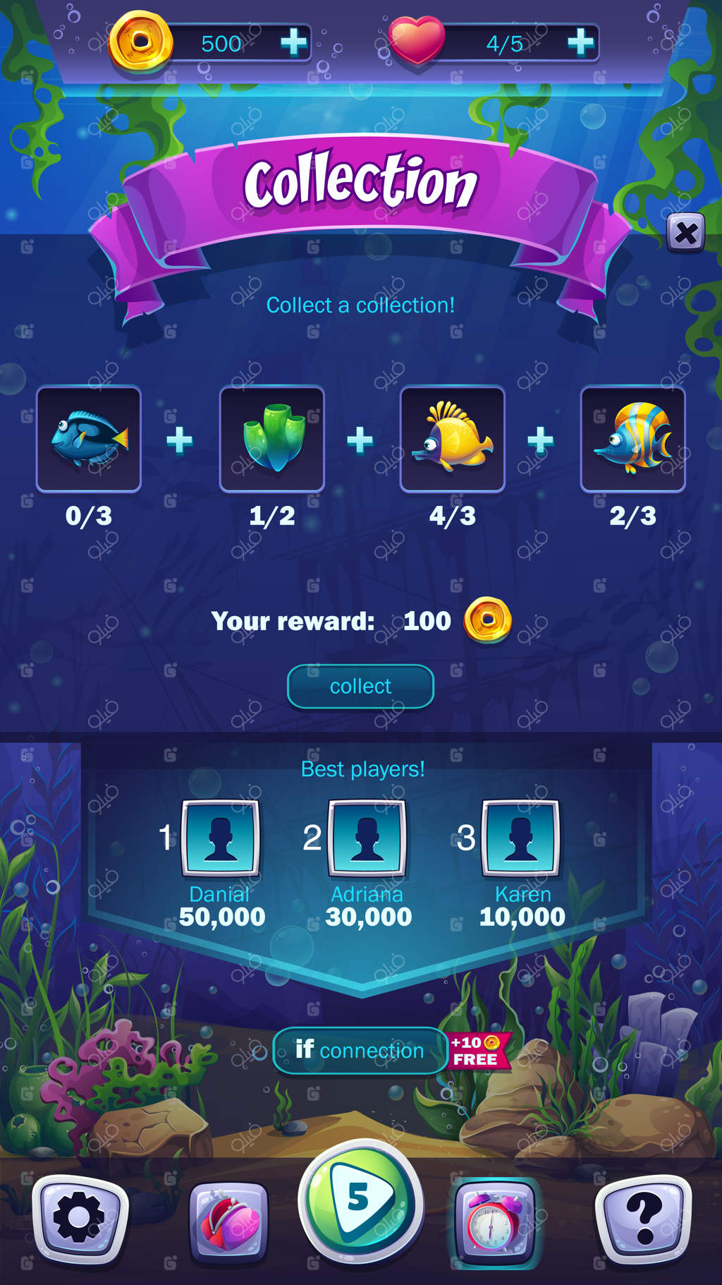 مجموعه تصاویری از دنیای ماهجونگ ماهی در قالب موبایل