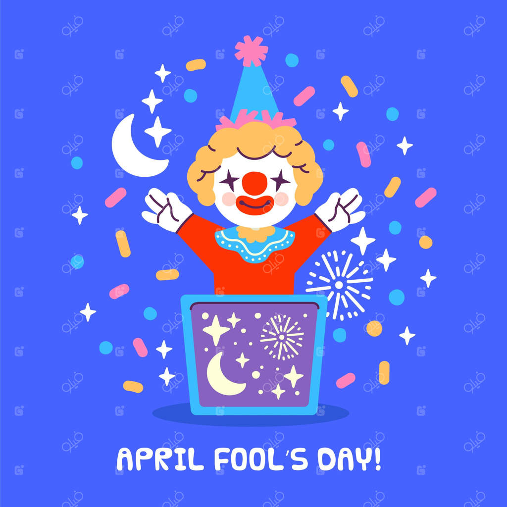 طرح دستی روز اول آوریل (روز دروغ)