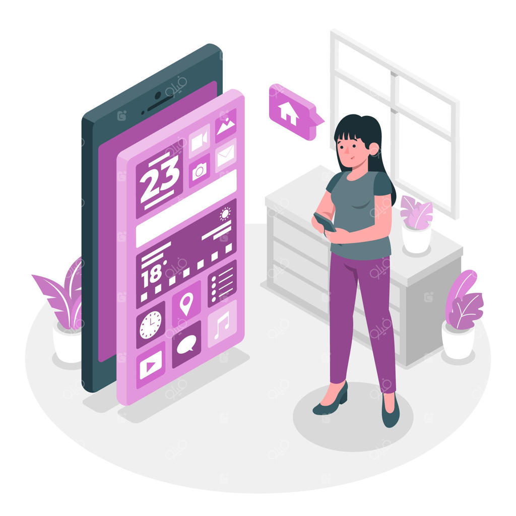 تصویرسازی طرح مفهومی صفحه اصلی