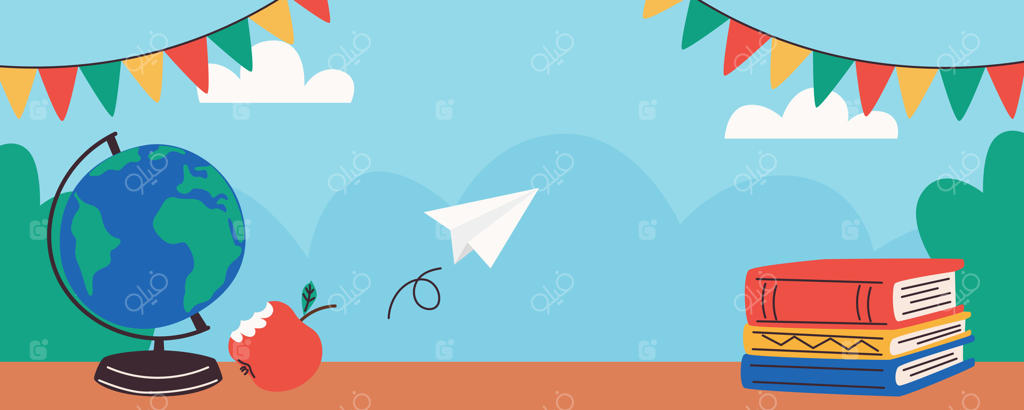 پس‌زمینه بازگشت به مدرسه، قالب بنر وب.