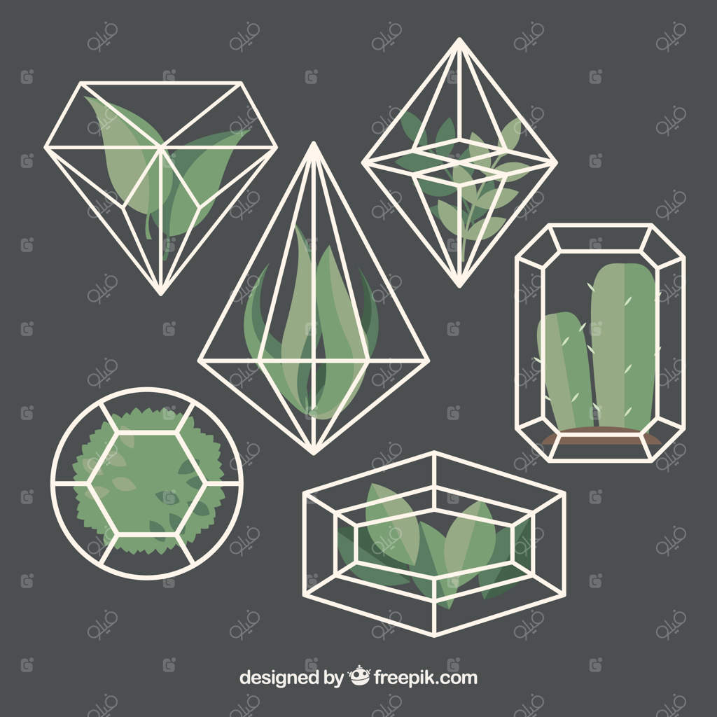 الماس های فوق العاده با گیاهان تزئینی